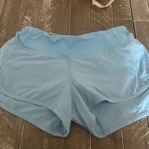 |BLUE LULULEMON SPEED UP SHORT| size 2 length=2.5 in